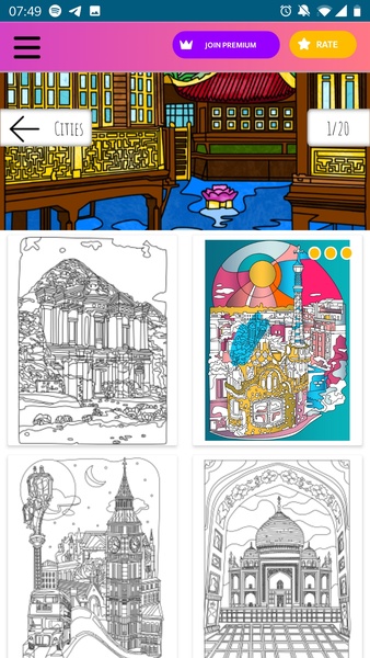DyeIt: free antistress coloring book - Preview 10