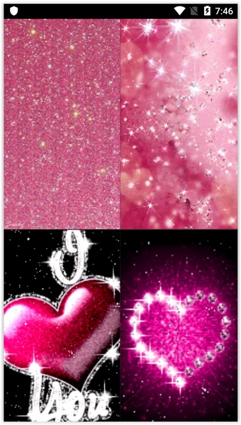 Pink Glitters Live Wallpapers - Preview 4