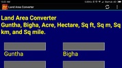 India Land Area Converter screenshot 6