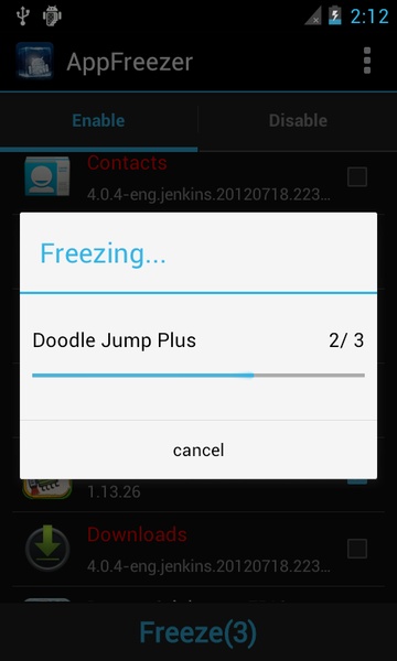 AppFreezer - Preview 4