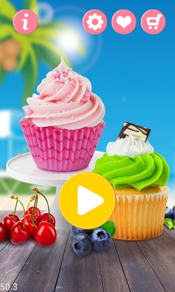 Download do APK de Fábrica fabricantes cupcakes aniversário: jogos para  Android