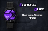 Chrono Dual Watch Face screenshot 15