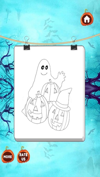 Halloween Coloring Book - Preview 3