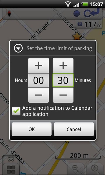 OsmAnd Parking - Preview 2