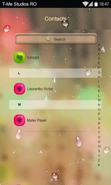 Water Theme GO SMS - Preview 3