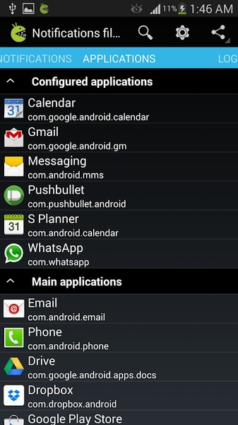 Notifications filter - Preview 3