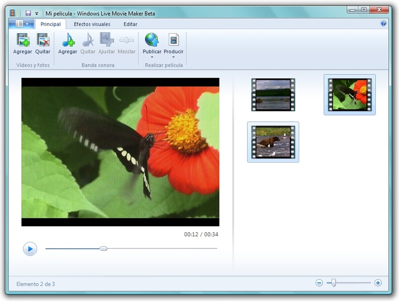 Windows Live Movie Maker para Windows - gratis en Uptodown