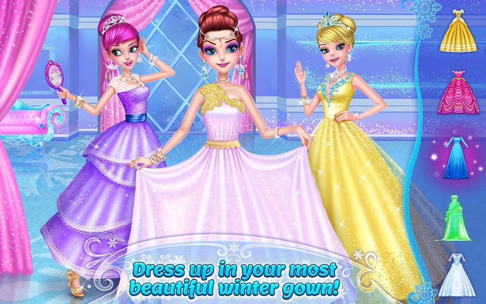 winter princess dress up games Ice Princess Dress Up