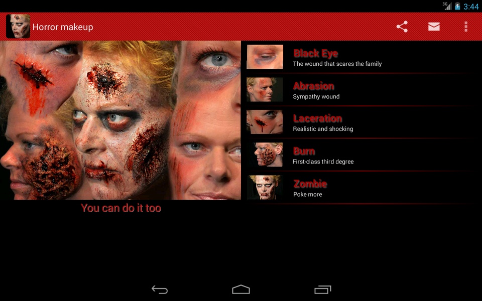 Horror makeup - Preview 2