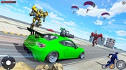 Extreme Flying Robot Car Games screenshot 1