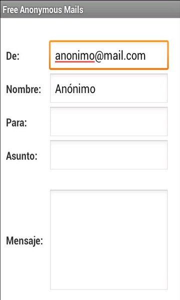 Free Anonymous Mails - Preview 2