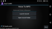 Voice To MP3 screenshot 2