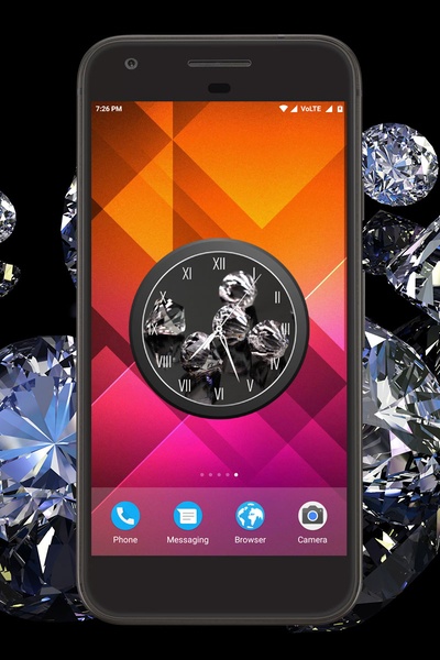 Diamond Clock Live Wallpaper - Preview 4