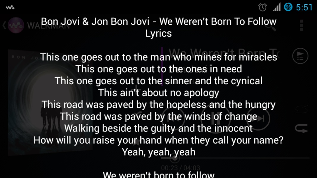 Lyrics Music Extension - Preview 6