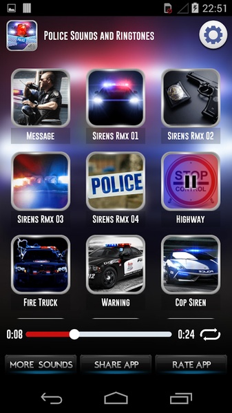 Police Sounds and Ringtones - Preview 1