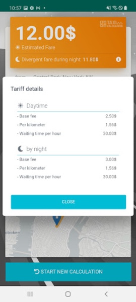 Taxi-Calculator - Preview 2