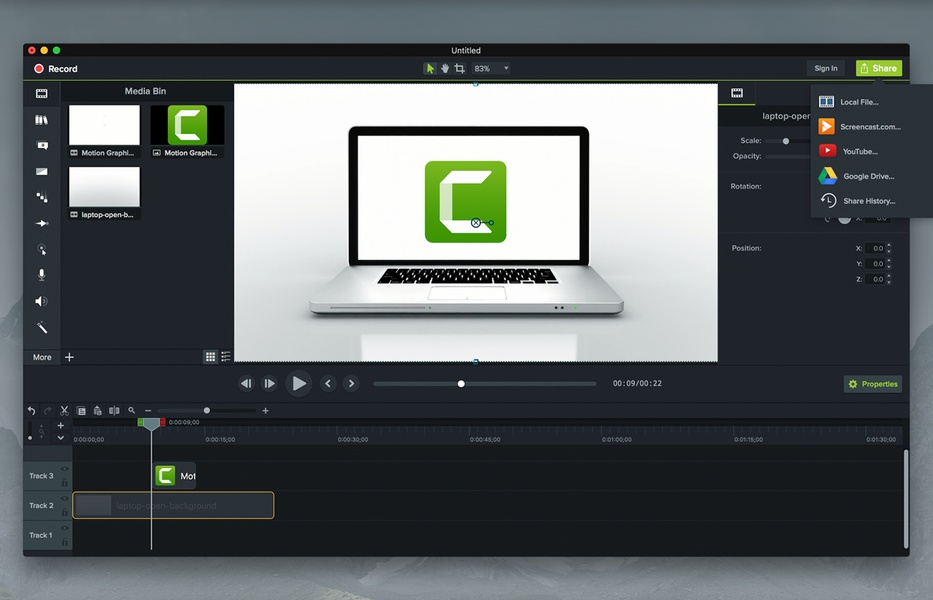 Camtasia for Windows - Download it from Uptodown for free