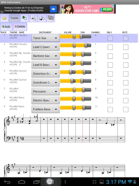 Midi instruments - Preview 5
