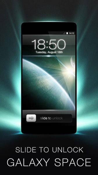 Slide to Unlock - Galaxy Theme - Preview 7
