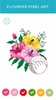 Flowers Pixel Art Color By Number screenshot 3