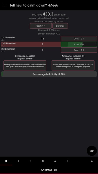 Antimatter Dimensions - Preview 6