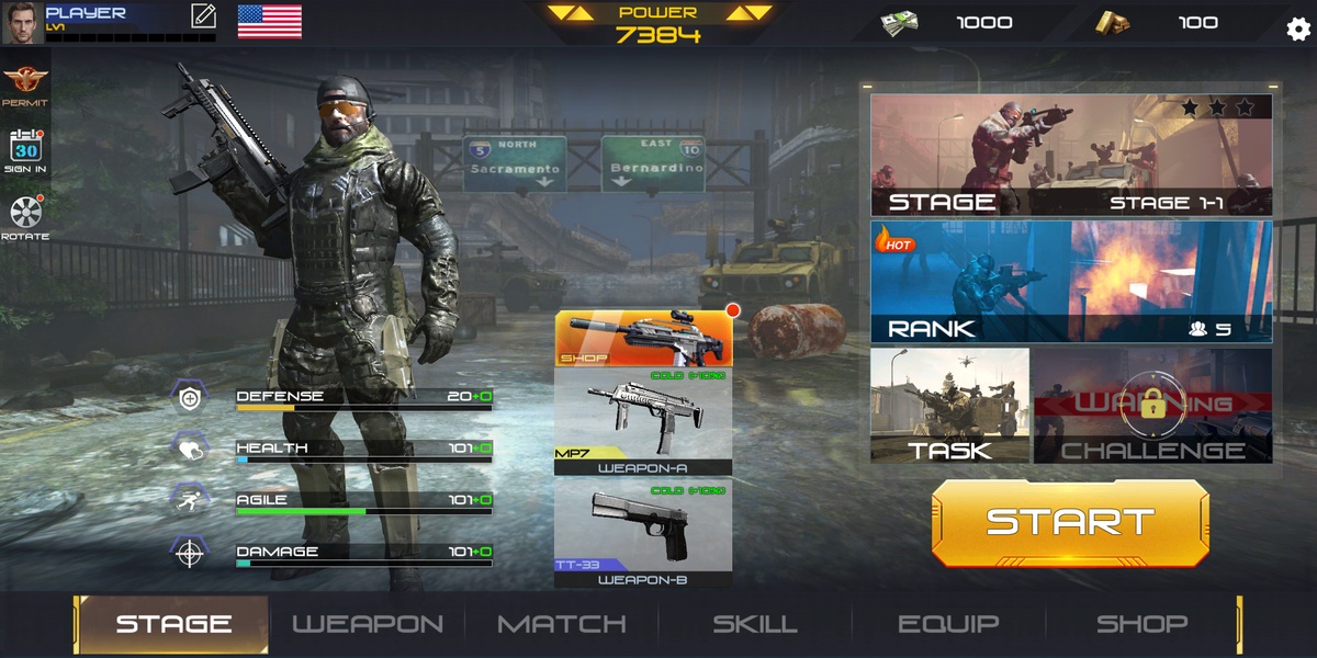 Call of Battle: Target Shooting FPS Game - Preview 1