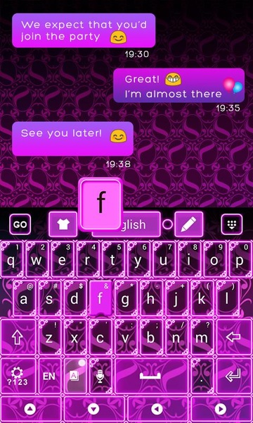 Magenta Keyboard - Preview 2