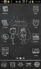 Black board Go Launcher EX screenshot 4