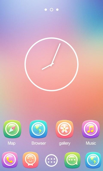 Gradient GOLauncher EX Theme - Preview 3