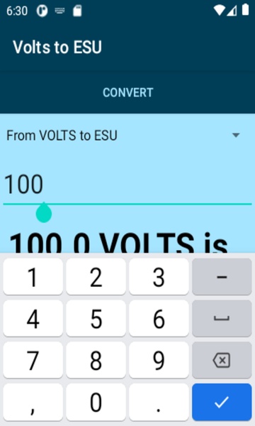 Volts to ESU converter - Preview 3