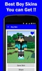 HD Boy Skins for Minecraft PE screenshot 4