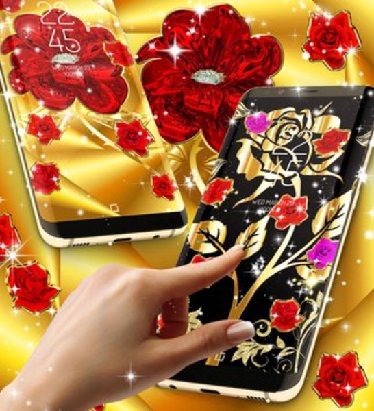 Gold rose live wallpaper - Preview 6