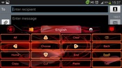 Heart Flame GO Keyboard Theme screenshot 3