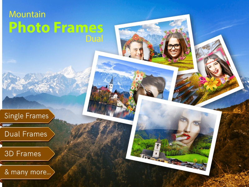 Mountains Photo Frames - Dual - Preview 4