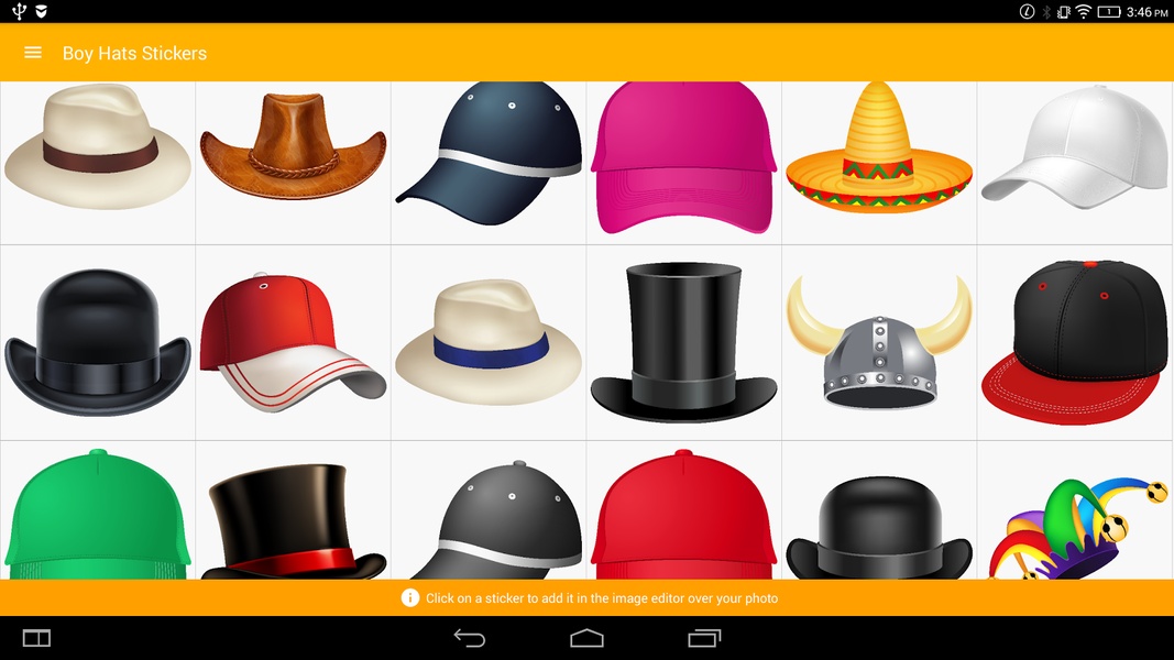 Boy Hats Stickers - Preview 2