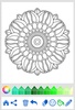 Mandala Flowers coloring book screenshot 6