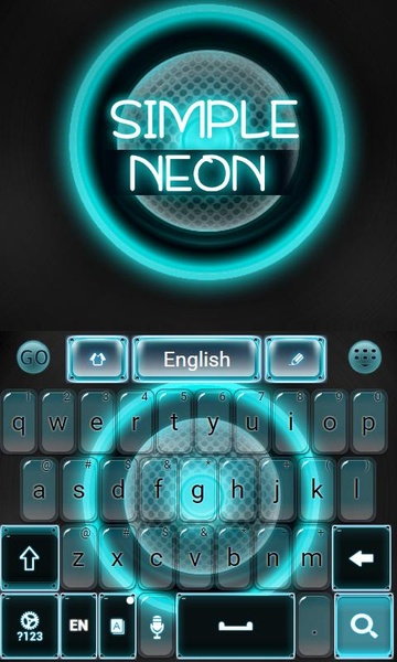 Simple Neon Keyboard - Preview 1