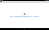IDEAL Web Math Trigonometry & Calculus screenshot 10