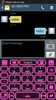 GO Keyboard Pink Glow screenshot 6