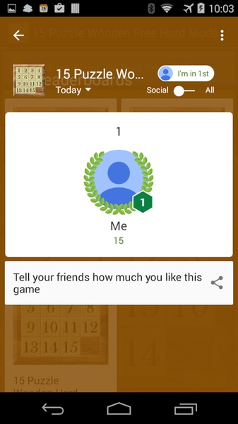 15 Puzzle Wooden Free - Preview 3