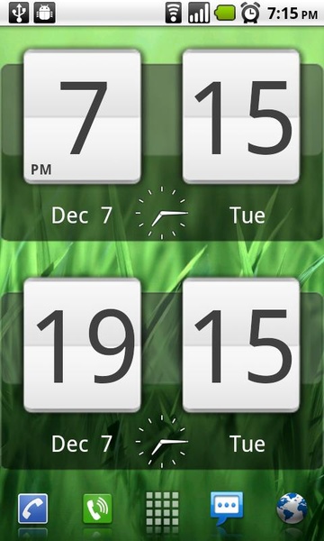 Sense Analog Clock Widget - Preview 4