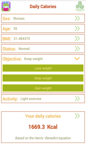 Daily Calories - Preview 2