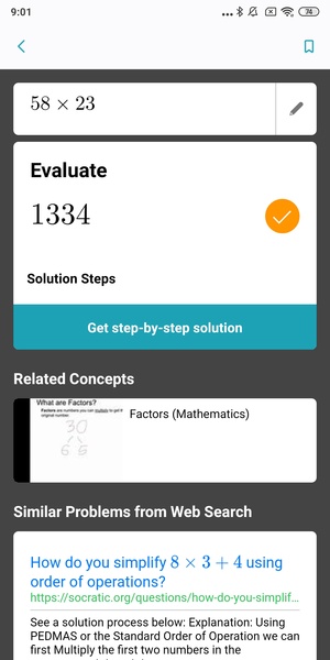 Microsoft Math - Preview 2