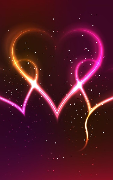 Neon Hearts Live Wallpaper - Preview 4