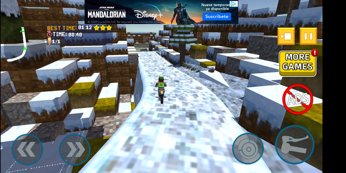 Blocky Moto Bike SIM: Winter Breeze - Preview 1