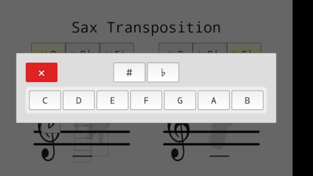 Sax Transposition - Preview 1
