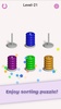 Hoop Stack Color Sorting game! screenshot 2