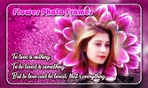 FlowerPhotoFrames screenshot 1