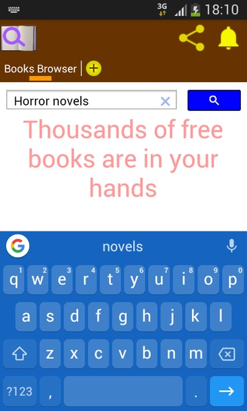 books browser - Light browser for download free bo - Preview 1