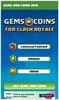 Gems & Coins for Clash Royale 2019 screenshot 1